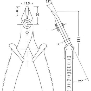 Piergiacomi PG-TR25 Striptang 128 Mm Precisie