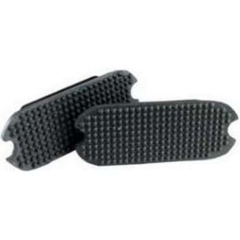 Horze Rubber Inleggen - Zwart - 11 cm