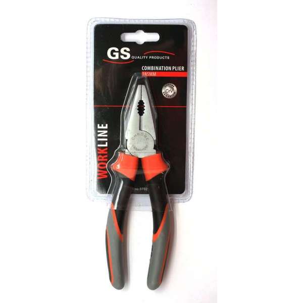 GS combinatietang CrV 185mm - chroomvanadium kniptang / knijptang