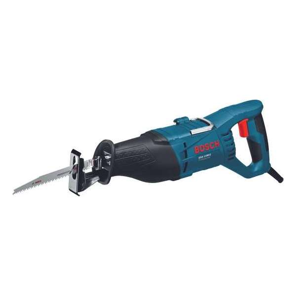 Bosch Professional GSA1100E Reciprozaag  - 1100 Watt - Met 2 Zaagbladen en Opbergkoffer