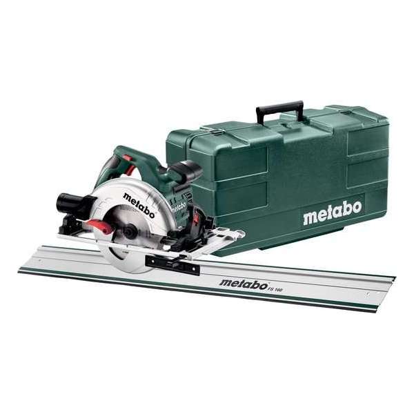 Metabo KS 55 FS Cirkelzaag en geleiderail (1600mm) in koffer - 1200W - 160mm