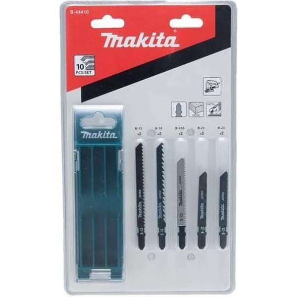 Makita B-44410 10 delig Decoupeerzaagblad set - Hout / Metaal