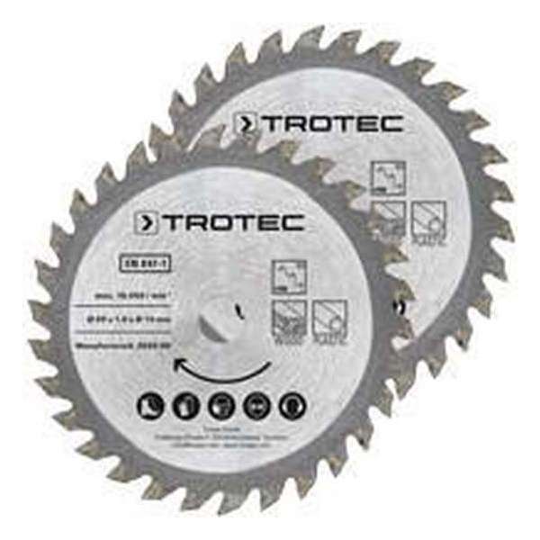 TROTEC Cirkelzaagbladen-set 3 TCT Ø 89 mm, 2-delig