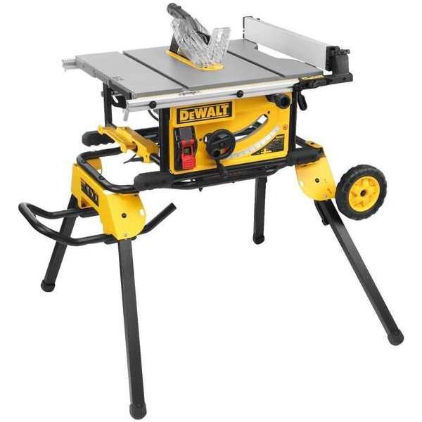 Dewalt DWE7492SET Zaagtafel (DWE7492) met verrijdbaar onderstel (DWE74911) - 2000W - 250 x 30mm