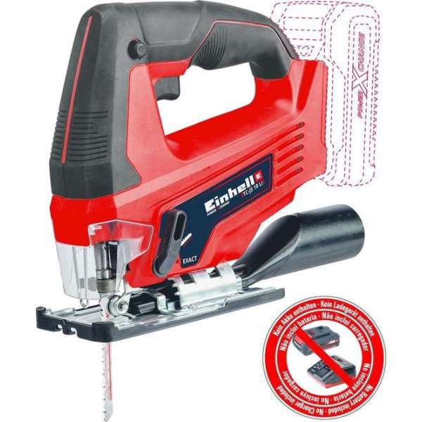 Einhell TC-JS 18 Li Solo 18V Li-Ion accu Decoupeerzaag body - D-greep