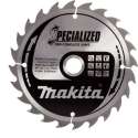 Makita B-09173 Specialized Cirkelzaagblad - 165 x 20 x 24T - Hout