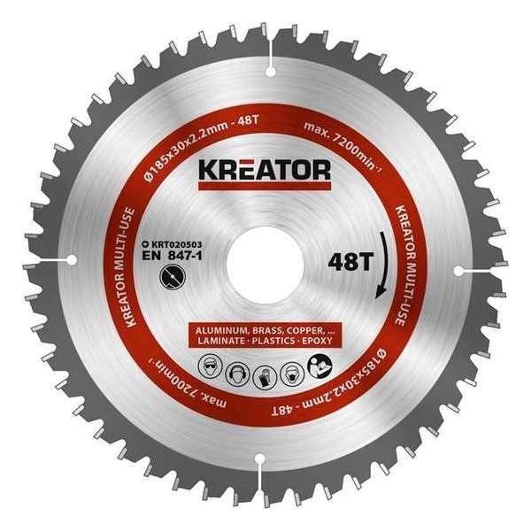 Kreator  KRT020503  Zaagblad hout - 185mm48t