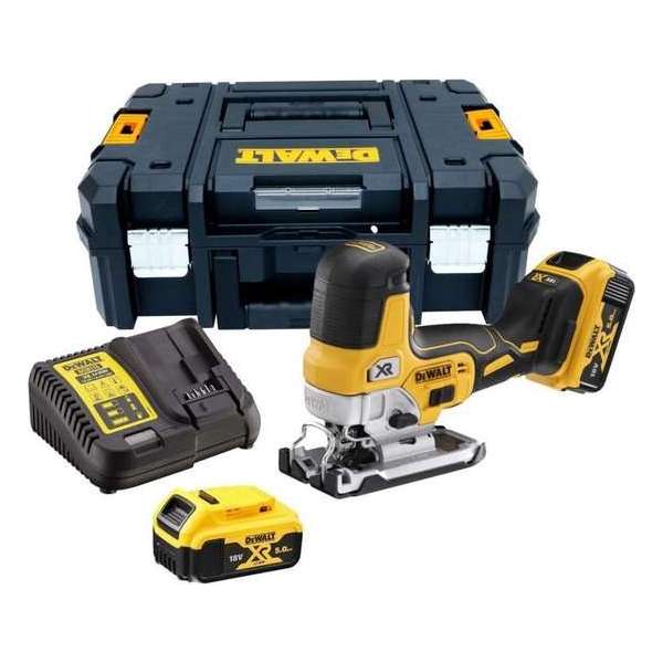 DeWALT DCS335P2 Accu Decoupeerzaag 18V 5,0Ah Li-ion in TSTAK