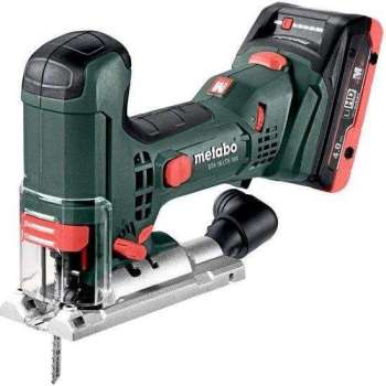 Metabo STA 18 LTX 100 18V Li-ion accu decoupeerzaag set (2x 4.0Ah accu) in Metaloc - variabel