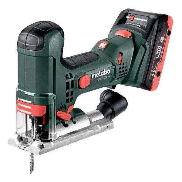 Metabo STA 18 LTX 100 18V Li-ion accu decoupeerzaag set (2x 4.0Ah accu) in Metaloc - variabel