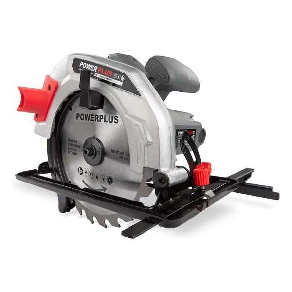 Powerplus POWE30050 Cirkelzaag - 1200 W - Ø 185 mm - Incl. zaagblad hout