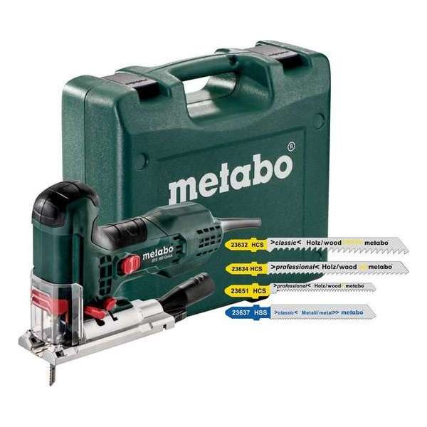 Metabo STE 100 QUICK SET Decoupeerzaag incl. 20 decoupeerzaagbladen in koffer - 710W - T-greep - variabel