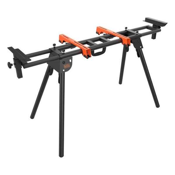 BLACK+DECKER BEZ100-XJ Onderstel voor Afkort-/Verstekzagen - tot 150kg - verstelbaar tot 1,5m