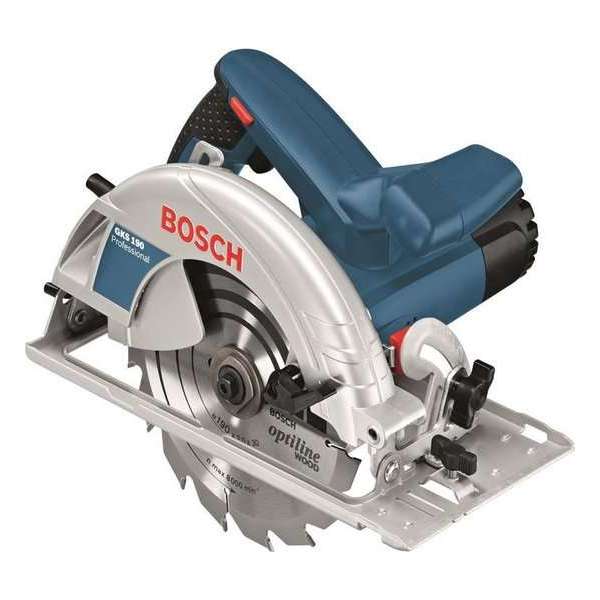 BOSCH PROFESSIONAL Cirkelzaag GKS190 - 1400 Watt - 70 mm - Zaagdiepte - Incl. Zaagblad