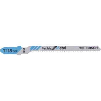 Bosch - Decoupeerzaagblad T 118 EOF Flexible for Metal - 3 stuks