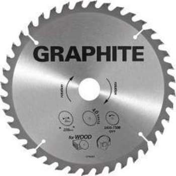 Graphite 55H675 Cirkelzaagblad voor Hout 165x20x30