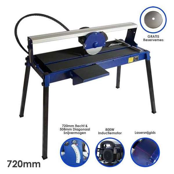 T-Mech Wet Tile Cutter Bench - 720mm / 800W