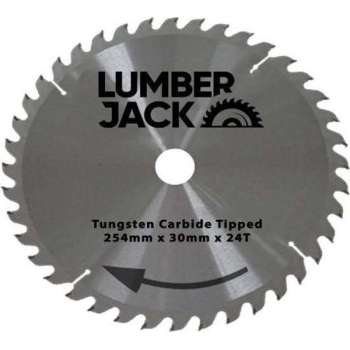 Lumberjack Zaagblad 254mm, 24T - CSB25424