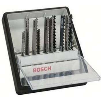 Bosch 10-delige Robust Line decoupeerzaagbladenset Wood Expert T-schacht