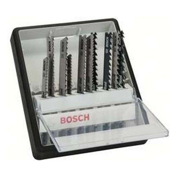 Bosch 10-delige Robust Line decoupeerzaagbladenset Wood Expert T-schacht