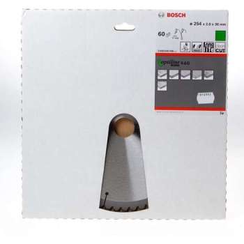 Bosch Cirkelzaagblad Optiline Wood 254 x 30 x 2,0 mm - 60 tanden