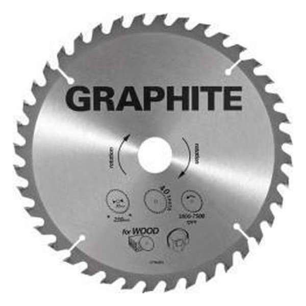 Graphite 55H665 Cirkelzaagblad voor Hout 150x20x18, TCT