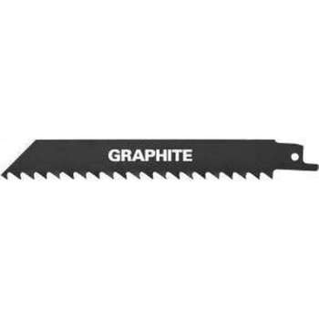 Graphite Reciprozaag 225 mm 6TPI Bi-Metaal, 2 stuks