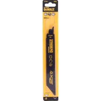 DeWalt DT2408L Reciprozaagblad - 203 x 2,5mm - Metaal (5st)