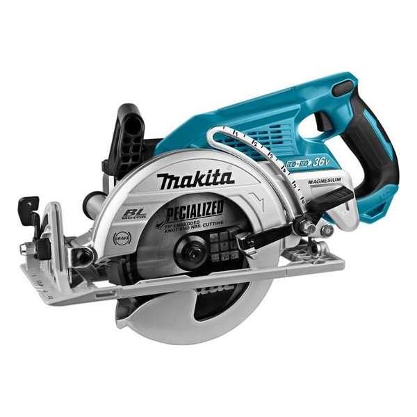 Makita DRS780Z 2x18 V Cirkelzaag 185 mm - zonder accu's en lader