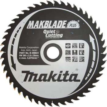 Makita Cirkelzaagblad Hout 260x2.8x30mm 80T B-08844