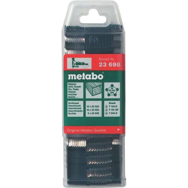 Metabo 623698000 Assortiment decoupeerzaagbladen - Hout (25st)