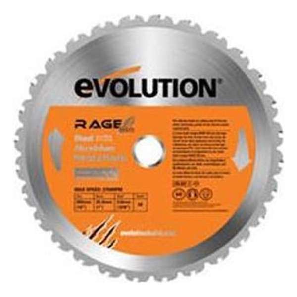 Evolution 255MP Cirkelzaagblad voor Rage 3 - 255 x 25,4 x 28T - Metaal / Hout / Aluminium