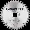 Graphite 57H682 Cirkelzaagblad voor Hout 205mm, Asgat 30mm, Tanden 36, Dikte 3,2, Vulringen 16/20/25, TCT