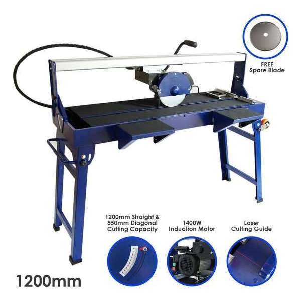 T-Mech Wet Tile Cutter Bench - 1200mm / 1400W