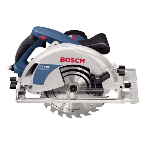 Bosch Professional GKS 85 G Cirkelzaag - 2200 Watt - 85 mm zaagdiepte - Inclusief zaagblad