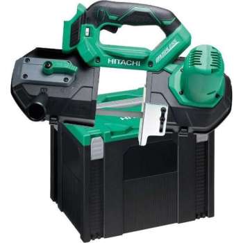 Hitachi CB18DBL(W4S) Accu Bandzaag 18V exclusief accu's en lader, in systainer (Prijs per stuk)