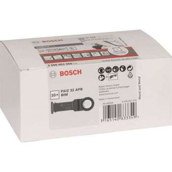 Bosch 2608664493 PAIZ 32 APB BIM invalzaagblad - 32 x 60 mm- Hout en Metaal (10 st)