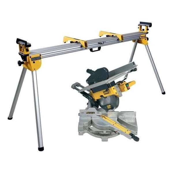 DeWALT D27112KIT Tafel-, Afkortzaag + DE7023 Onderstel