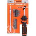 Schroevendraaier set 19-delig | Ratelschroevendraaier | Screwdriver set | Voor schroeven en bouten