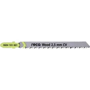 Reca Decoupeerzaagblad CV - Hout - 3,0mm - 132/105 mm zacht hout en PVC (10 - 65 mm) (10 stuks)