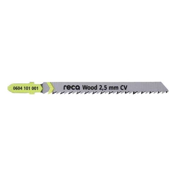 Reca Decoupeerzaagblad CV - Hout - 3,0mm - 132/105 mm zacht hout en PVC (10 - 65 mm) (10 stuks)