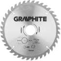 GRAPHITE Cirkelzaagblad 185 mm, 40 tands, Hout