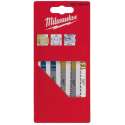 Milwaukee 4932345825 5 delig PROFI-SET Decoupeerzaagblad set - Hout / Metaal / Kunststof