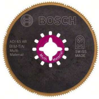 Bosch - BIM-TiN segmentzaagblad AOI 65 AB Multi Material 65 mm