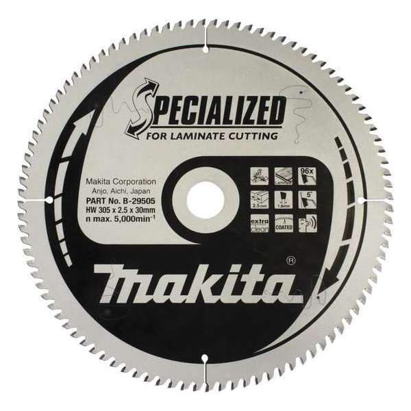 Makita Cirkelzaagblad Laminaat 216x2.5x30mm 72T B-29474