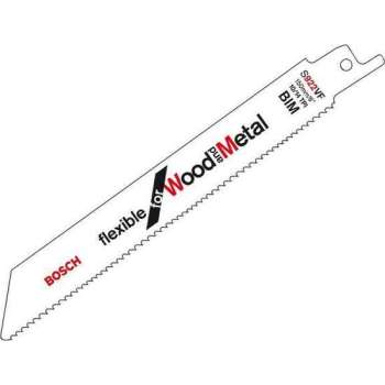 Bosch - Reciprozaagblad S 922 VF Flexible for Wood and Metal - 5 stuks