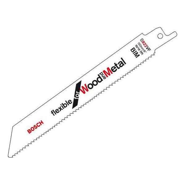 Bosch - Reciprozaagblad S 922 VF Flexible for Wood and Metal - 5 stuks