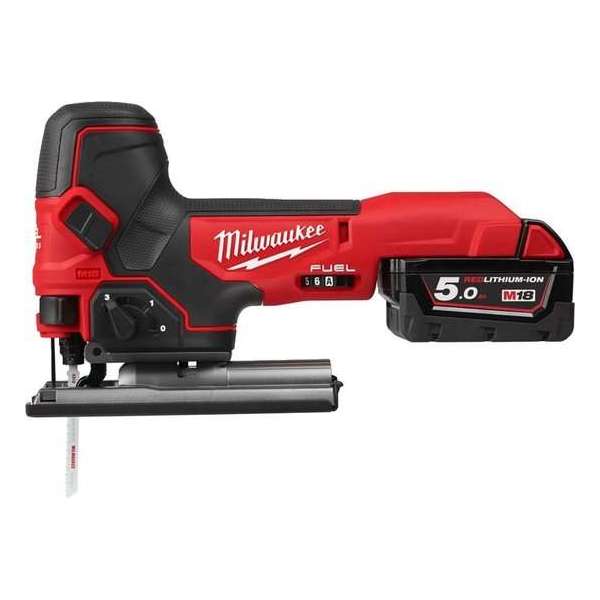 Milwaukee M18 FBJS-502X 18V Li-ion accu decoupeerzaag set (2x 5.0Ah accu) in HD-Box - koolborstelloos