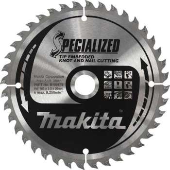 Makita B-09379 Zaagblad TipE 235 millimeter MAK-B-09379