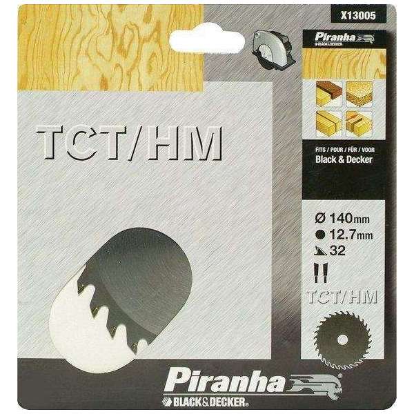 Piranha Cirkelzaagblad TCT/HM, 140x12,7mm 32 tanden X13005